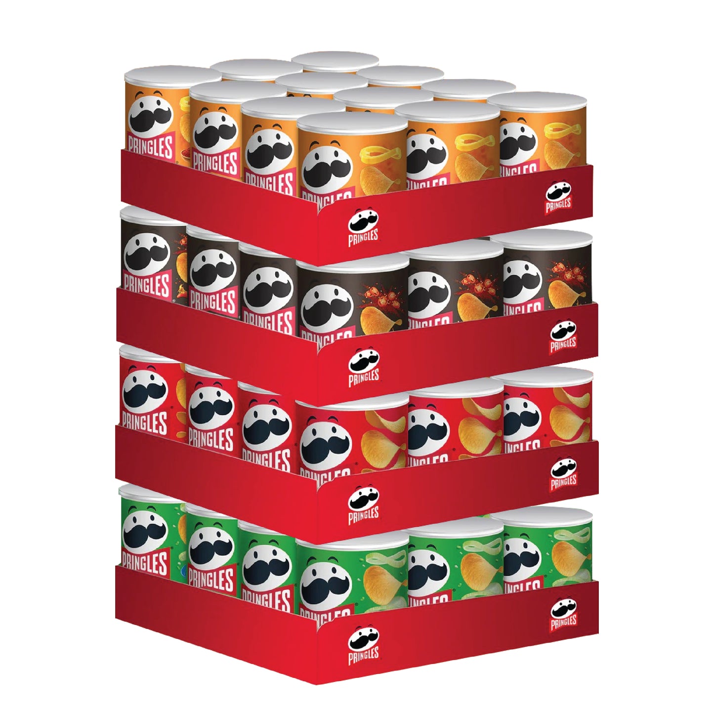 Pringles 40g Dosen – 48 Stück (4x12 Kartons) – inkl. 7% MwSt. – 0,78 €/Stück