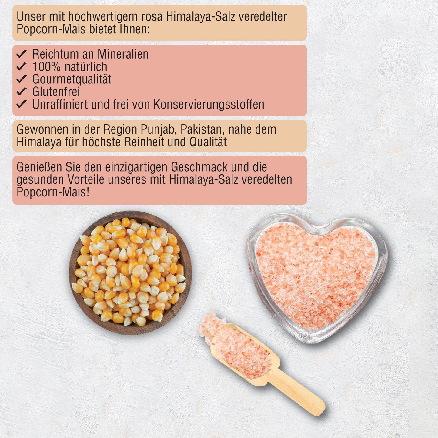 2x 500g Popcorn-Mais (15,90 € / 1 kg) inkl. 7% MwSt.