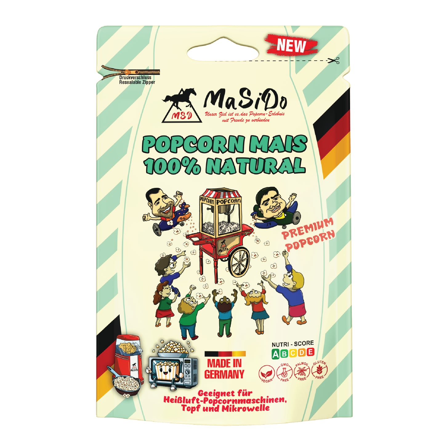 2x 500g Popcorn-Mais (15,90 € / 1 kg) inkl. 7% MwSt.