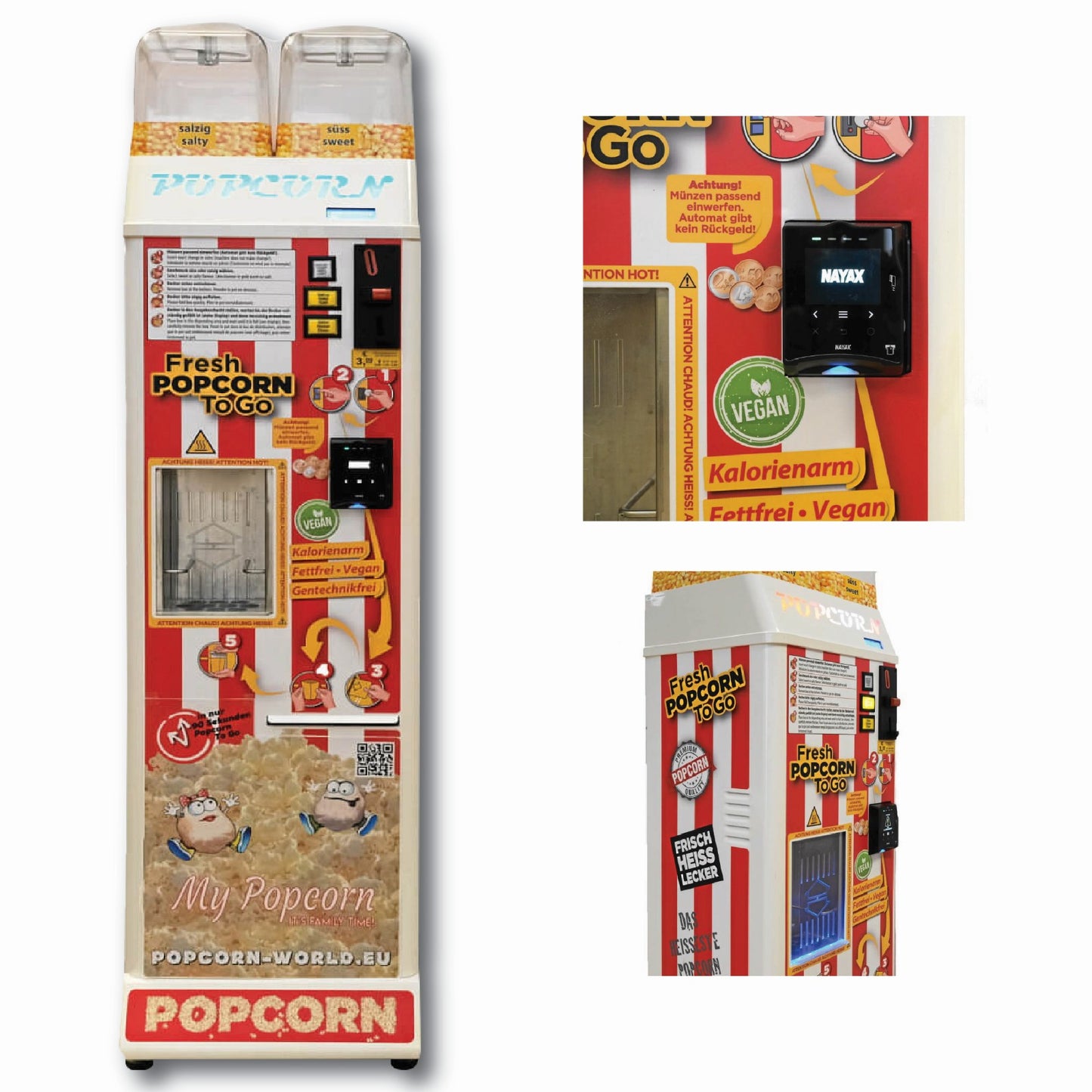 My Popstar – Distributeur automatique de pop-corn (TVA 19 %) - Sur demande