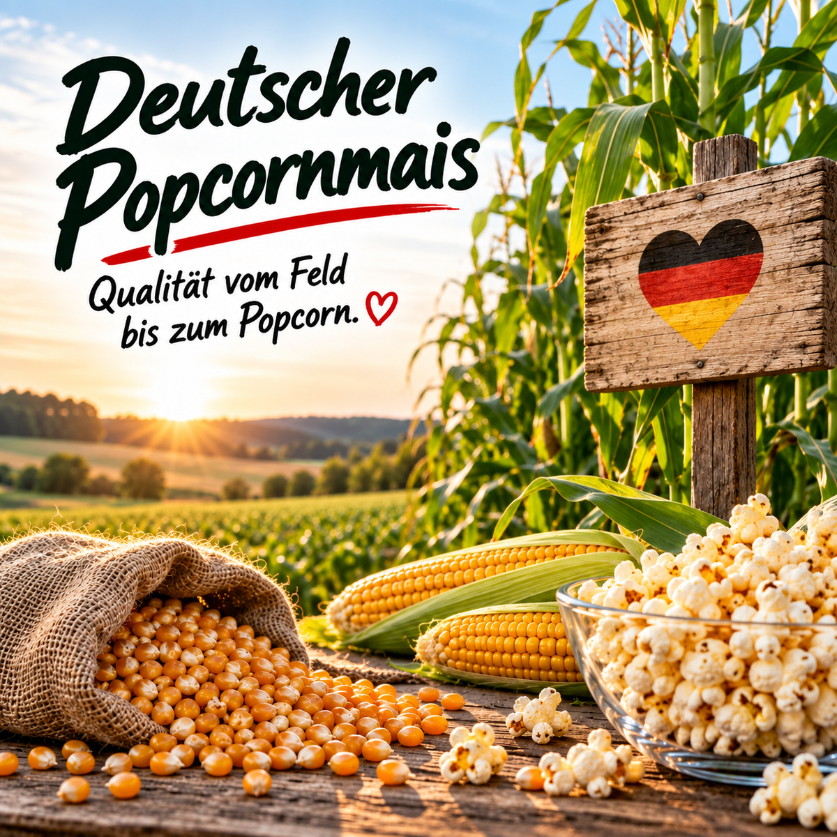 Popcorn Butterfly sans saveur d'Allemagne (4,50 € TVA 7% incluse/kg)