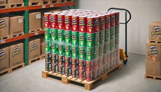 Pringles Mix Palette 1728 Dosen, 4 Sorten à 432 Dosen (0,71€ inkl. 7% MwSt. / Stück) - Auf Anfrage. Jede Dose enthält 40 Gramm Pringles.