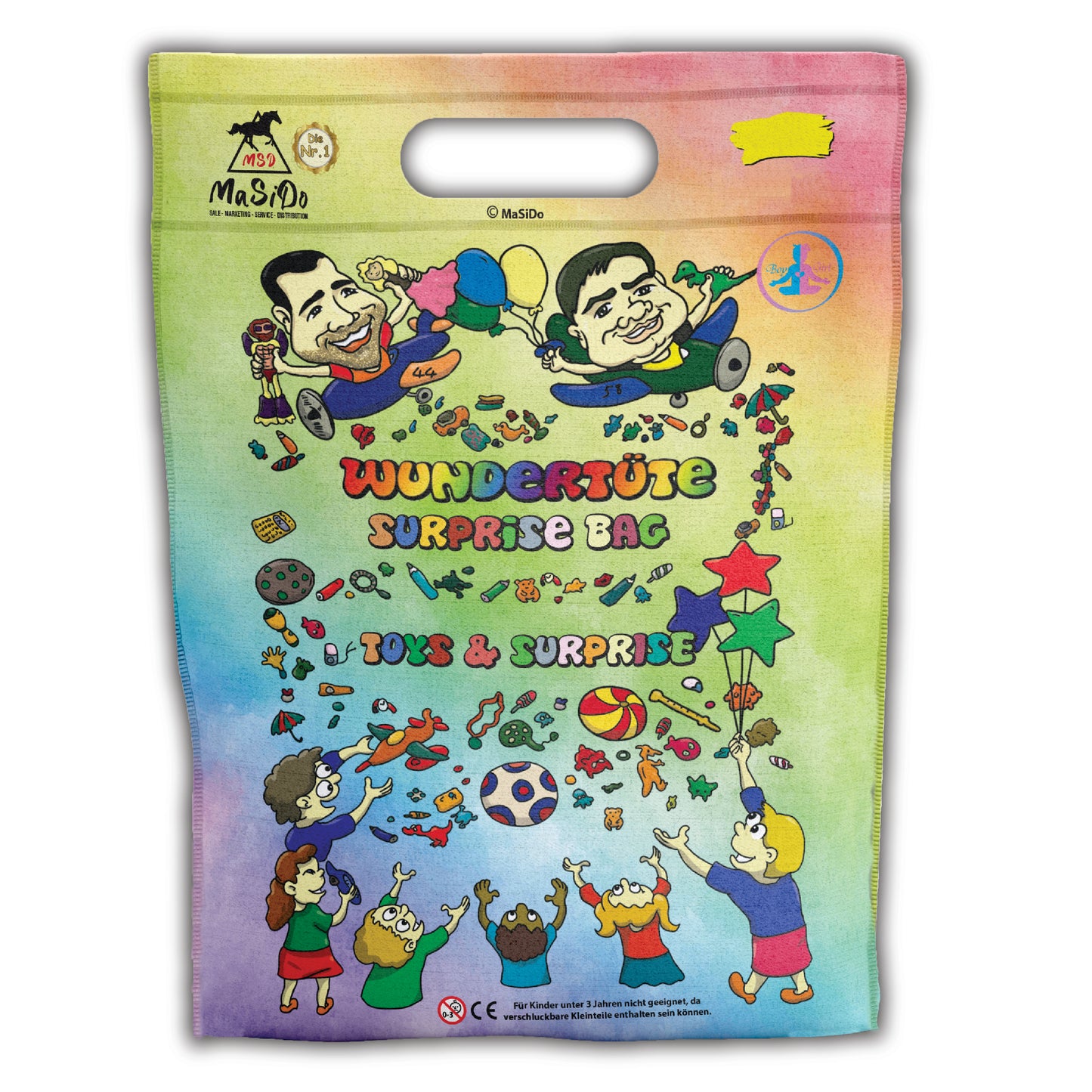 Combo box surprise bag + popcorn corn (incl. 19% VAT)