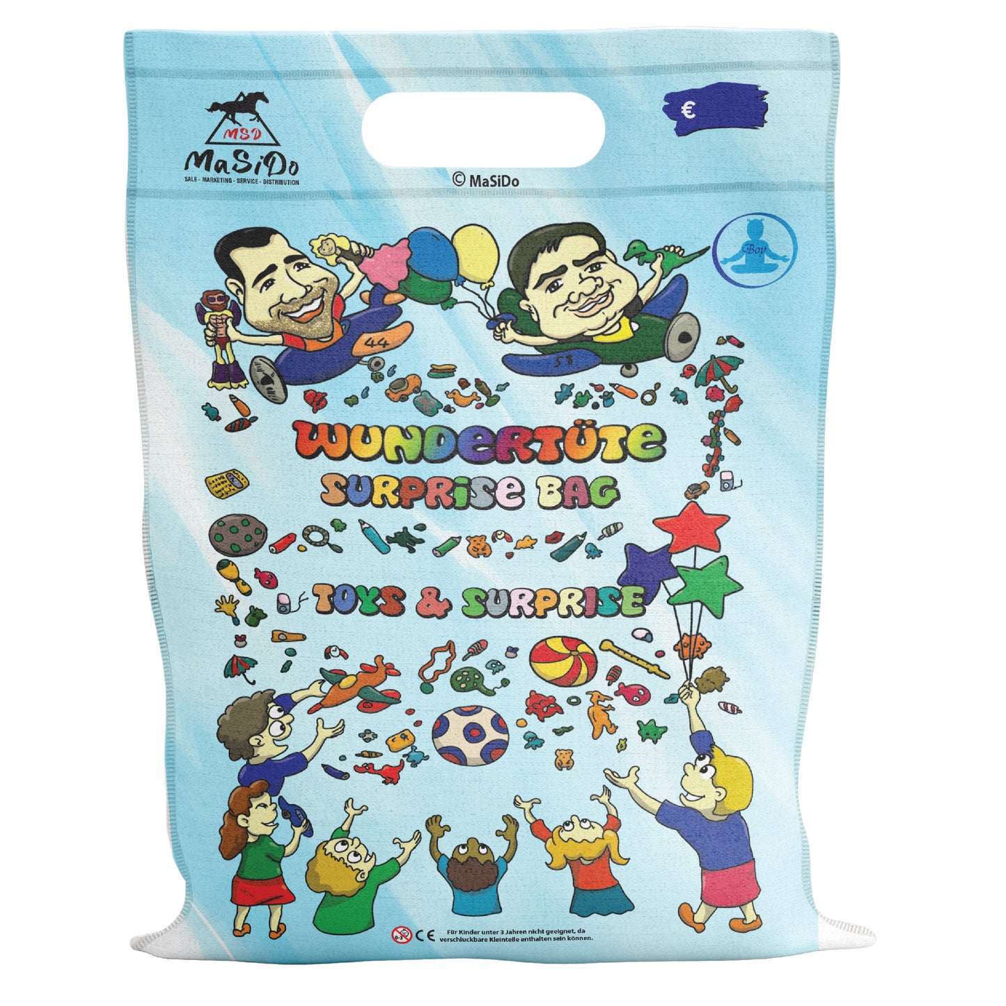 Combo box surprise bag + popcorn corn (incl. 19% VAT)